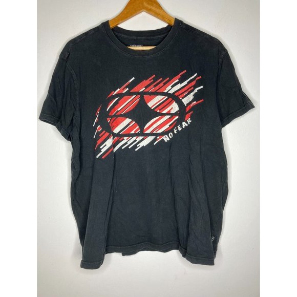 No Fear 2XL Boxy Shape Distressed T-Shirt - Picture 1 of 9